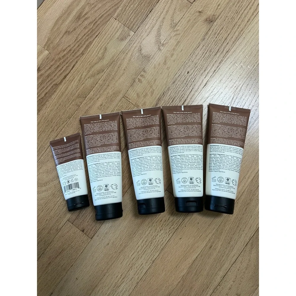 Beauty by Earth Self Tanner Tanning Lotion & Face Tanner Set Fair to Medium NEW